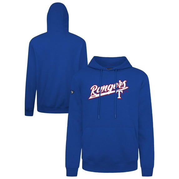 Men's-Levelwear Royal Texas Rangers Podium Fleece Pullover Hoodie