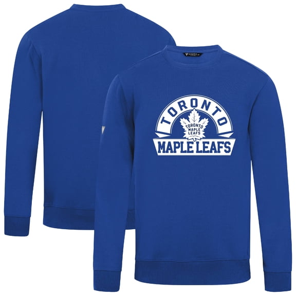 Men's Levelwear Royal Toronto Maple Leafs Zane Banner Arch Pullover Sweatshirt