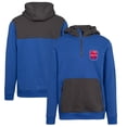 thumbnail image 1 of Men's Levelwear Royal Washington Capitals Retro Chicane Quarter-Zip Pullover Hoodie, 1 of 3