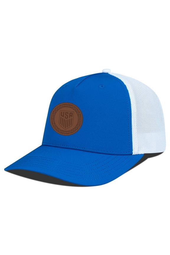 Men's Levelwear Royal/White USMNT Signal Periscope Adjustable Trucker Hat