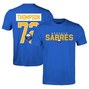 Mens Levelwear Tage Thompson Royal Buffalo Sabres Richmond Name & Number T-Shirt