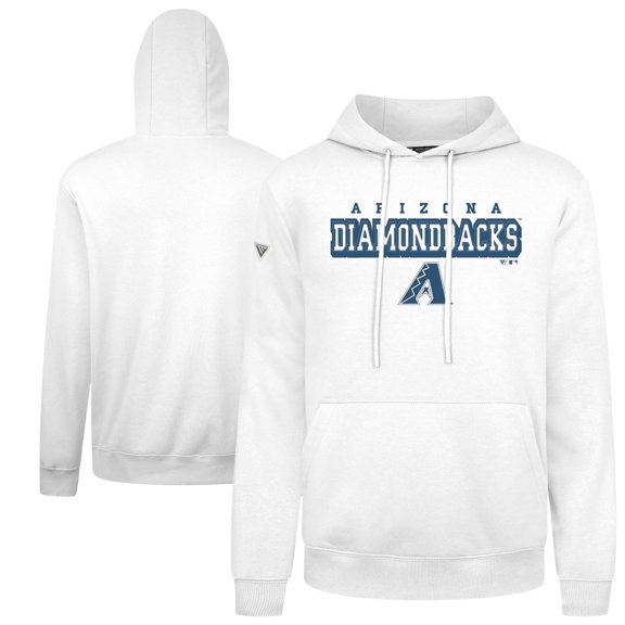 Men's Levelwear White Arizona Diamondbacks Podium Hoodie