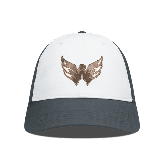 Men's Levelwear White/Charcoal Washington Capitals Endure Copper Insignia Adjustable Hat