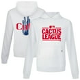 thumbnail image 1 of Men's Levelwear White Chicago Cubs 2025 Spring Training Relay Pullover Hoodie, 1 of 3