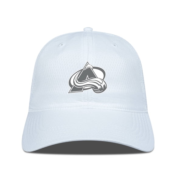 Men's Levelwear White Colorado Avalanche Matrix Slate & Snow Unstructured Adjustable Hat