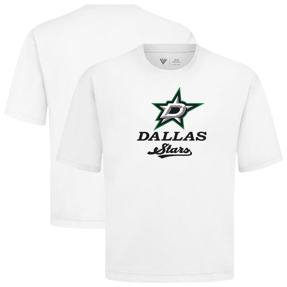 Men's Levelwear White Dallas Stars Team Surge Luxe Signature Knit T-Shirt