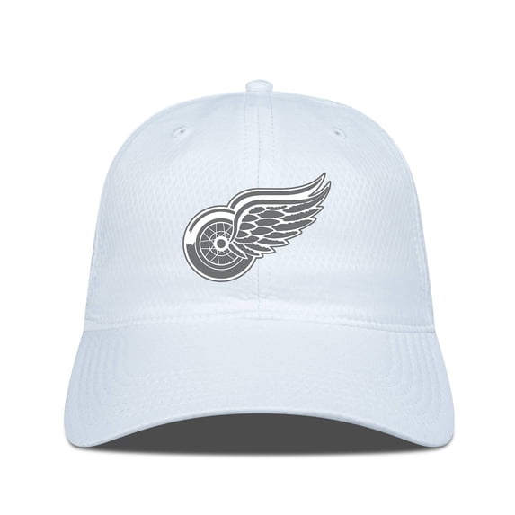 Men's Levelwear White Detroit Red Wings Matrix Slate & Snow Unstructured Adjustable Hat