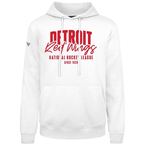 Men's Levelwear  White Detroit Red Wings Podium Response Pullover Hoodie