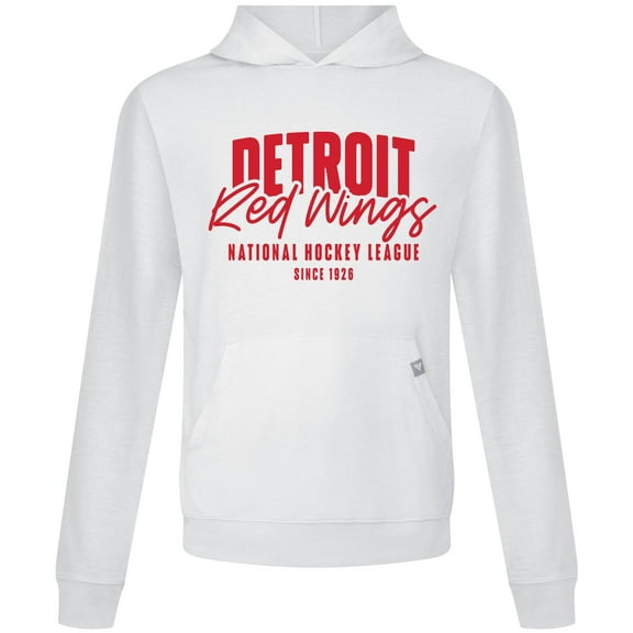 Men's Levelwear  White Detroit Red Wings Relay Response Pullover Hoodie
