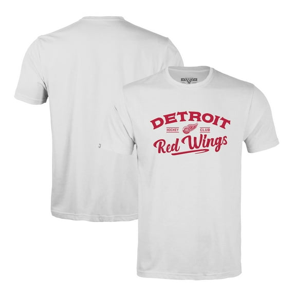 Men's Levelwear White Detroit Red Wings Richmond Ice Wall T-Shirt