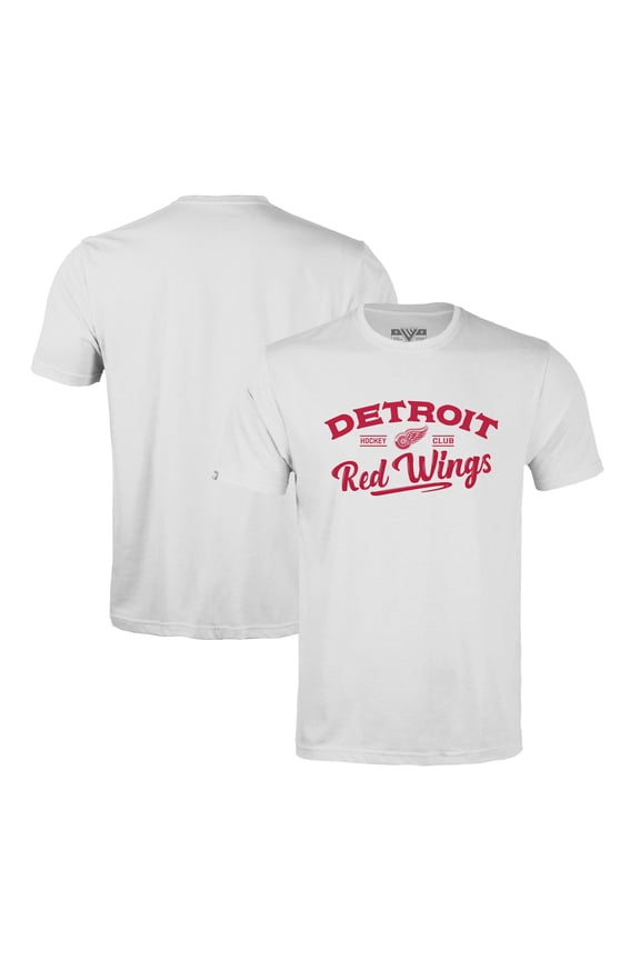 Men's Levelwear White Detroit Red Wings Richmond Ice Wall T-Shirt