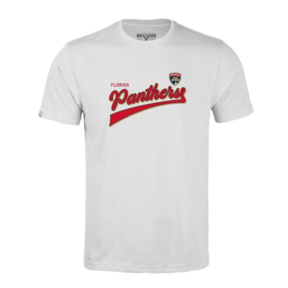 Men's Levelwear White Florida Panthers Richmond Retro Script T-Shirt