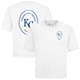 thumbnail image 1 of Men's Levelwear White Kansas City Royals Signet Oversized Luxe Signature Knit T-Shirt, 1 of 3
