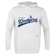 Mens Levelwear White Los Angeles Dodgers Relay 2.0 Retro Pullover Hoodie