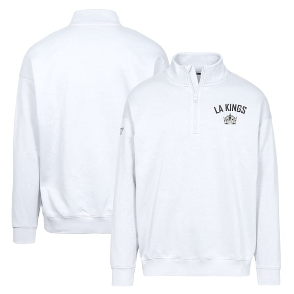 Men's Levelwear White Los Angeles Kings Murray City Capsule Quarter-Zip Sweatshirt