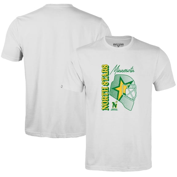 Men's Levelwear White Minnesota North Stars Retro Richmond Netminder T-Shirt