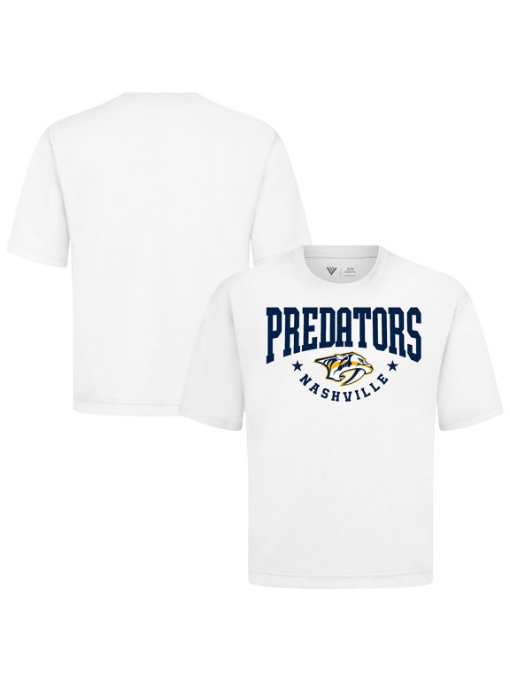 Men's Levelwear White Nashville Predators Luxe Signature Knit T-Shirt