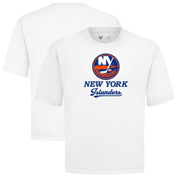 Men's Levelwear White New York Islanders Team Surge Luxe Signature Knit T-Shirt