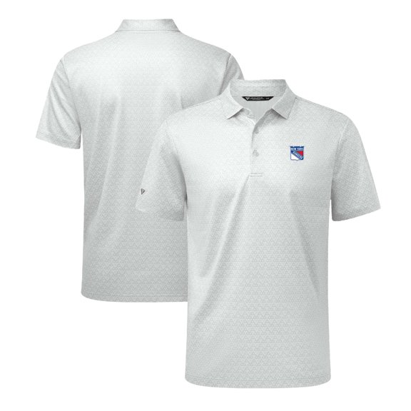 Men's Levelwear White New York Rangers System Insignia Core Polo