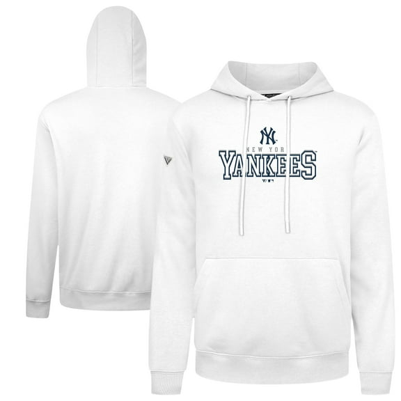 Men's Levelwear  White New York Yankees Podium Journey Hoodie