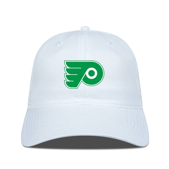 Men's Levelwear White Philadelphia Flyers Matrix Patch Adjustable Hat