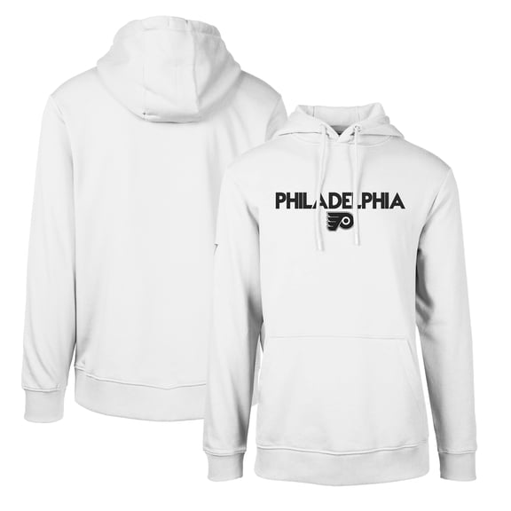 Men's Levelwear White Philadelphia Flyers Podium City Capsule Pullover Hoodie