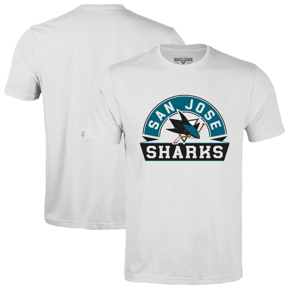 Men's Levelwear White San Jose Sharks Richmond Banner Arch T-Shirt