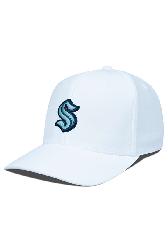 Men's Levelwear White Seattle Kraken Fusion Lefty Cap