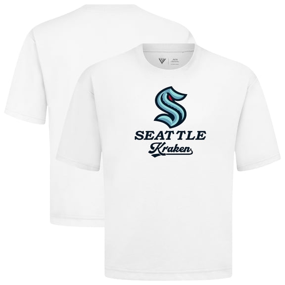 Men's Levelwear White Seattle Kraken Team Surge Luxe Signature Knit T-Shirt