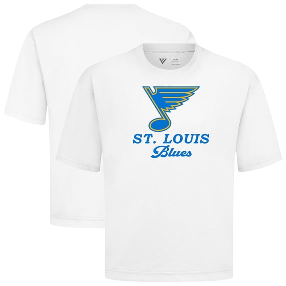 Men's Levelwear White St. Louis Blues Team Surge Luxe Signature Knit T-Shirt