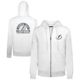 thumbnail image 1 of Men's Levelwear White Tampa Bay Lightning Podium Chenille Logo Full-Zip Hoodie, 1 of 3