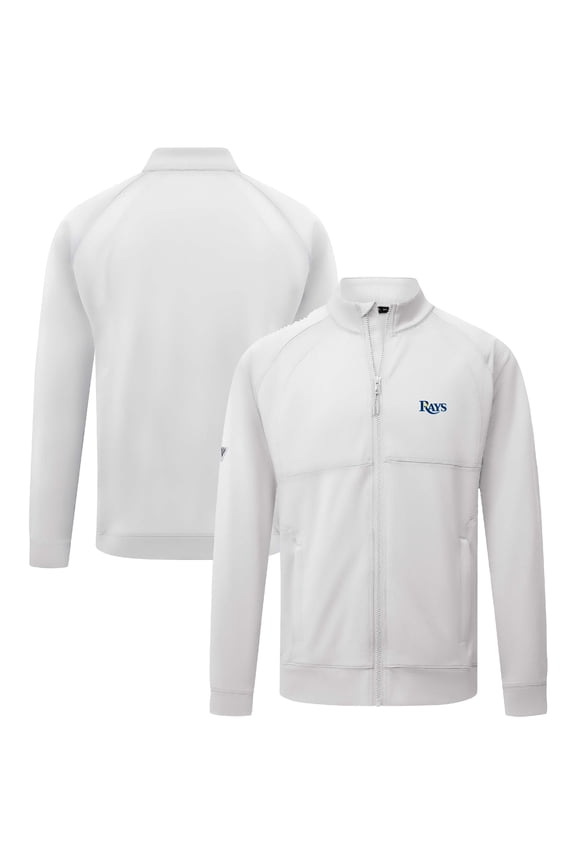 Men's Levelwear White Tampa Bay Rays Form Insignia Full-Zip Jacket