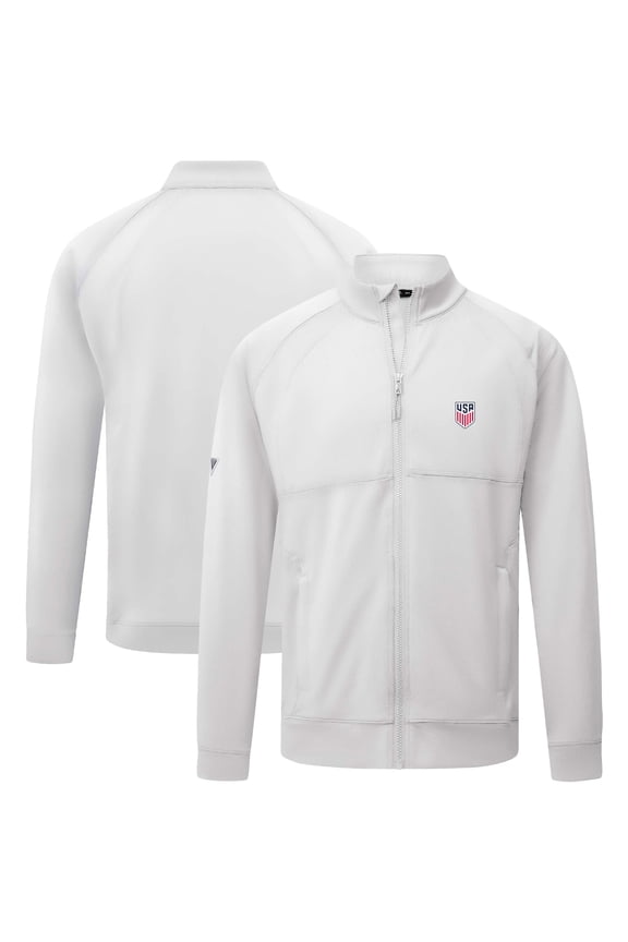 Men's Levelwear White USMNT Form Full-Zip Jacket