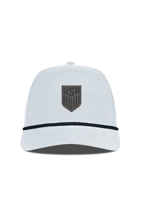 Men's Levelwear White USMNT Gordon Rope Adjustable Hat
