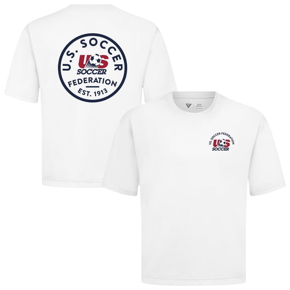 Men's Levelwear White USMNT Luxe Signature Knit Transit T-Shirt