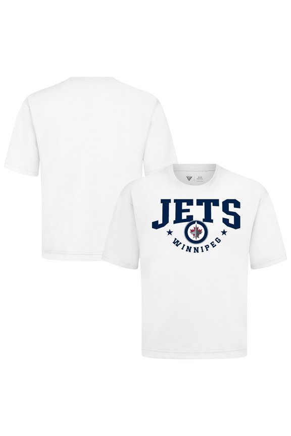Men's Levelwear White Winnipeg Jets Luxe Signature Knit T-Shirt