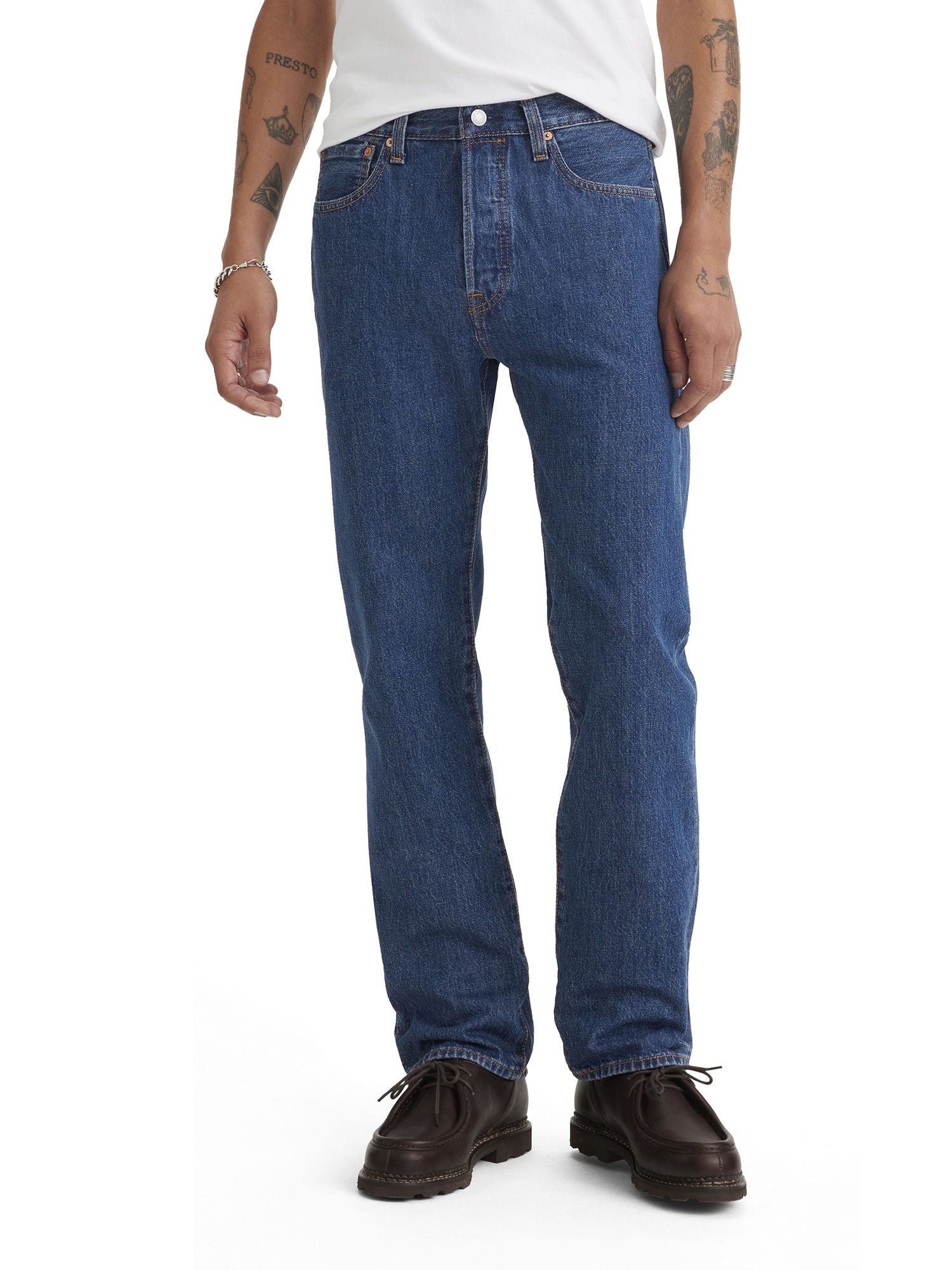 Levi's Men's 501 Original Fit Stonewashed Regular Straight Leg