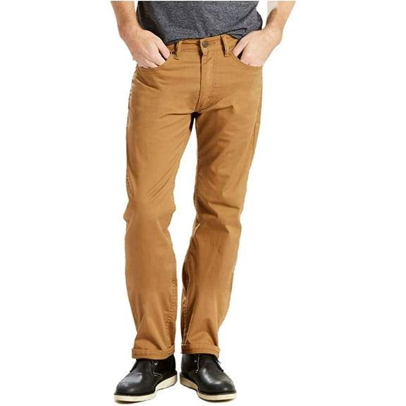 Men's Levi's® 505™ Regular Fit Stretch Jeans Color: Caraway Twill Size: 38X30