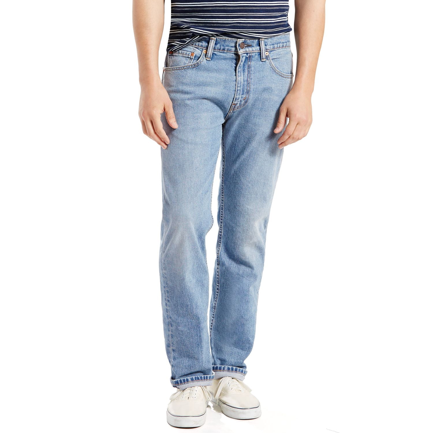 Wrangler Levi’s 519 505 3set Men's Levi's® 505™ Regular Fit Stretch Jeans Color: Clif Size