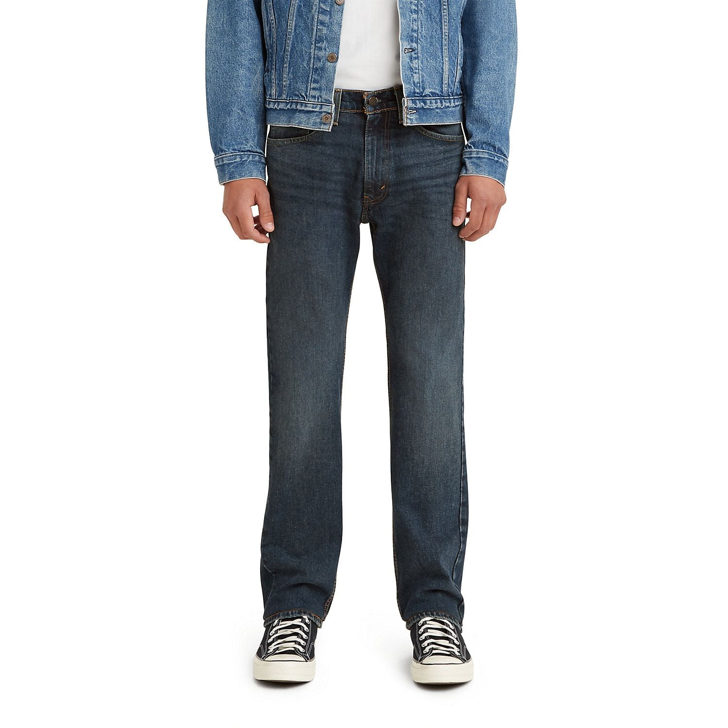 Flying Bird Levi Jeans 505 Stretch Men's Levi's® 505™ Regular Fit Stretch  Jeans Color: Flying Bird