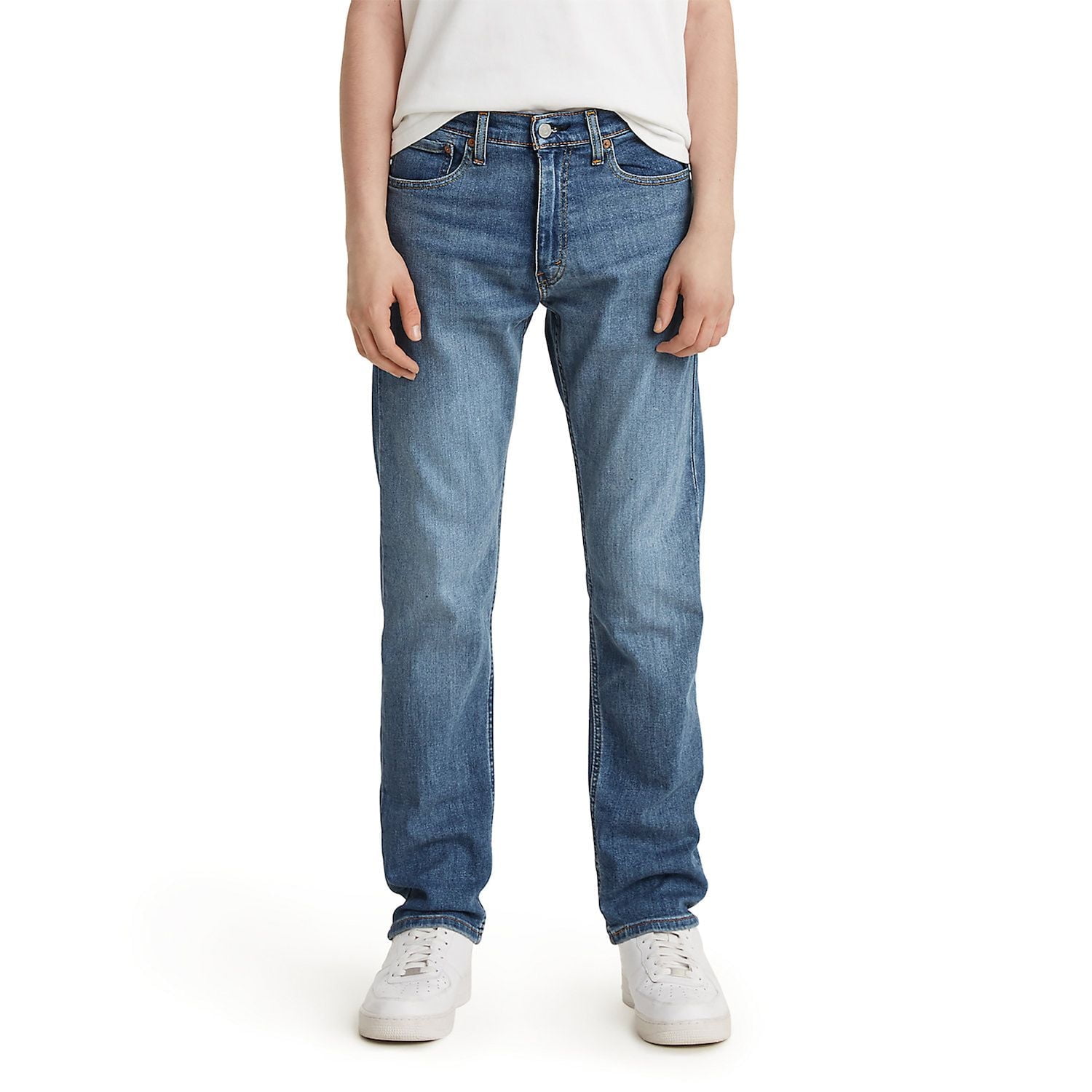 Men's Levi's® 505™ Regular Fit Stretch Jeans Color: Goth Fog Size