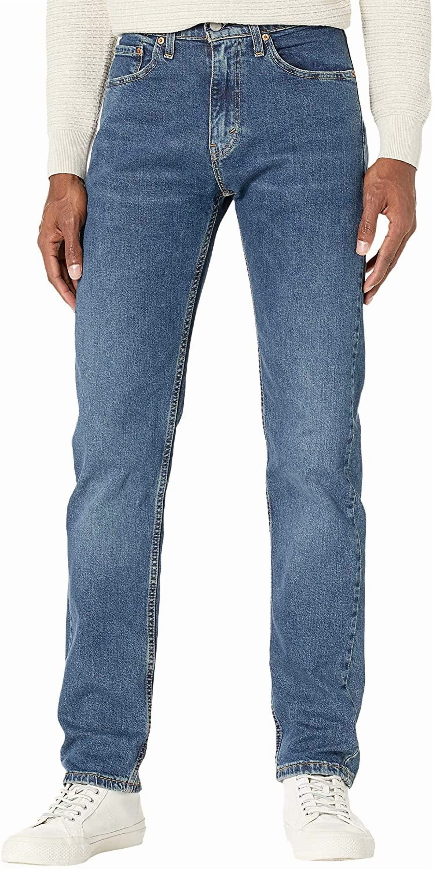 Men's Levi's® 505™ Regular Fit Stretch Jeans Color: Goth Fog Size