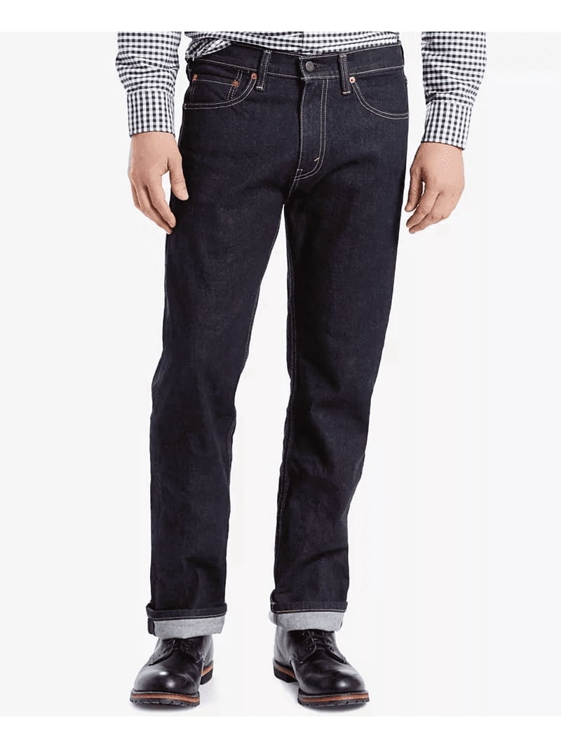 Men's Levi's® 505™ Regular Fit Stretch Jeans Color: Rinsed Size