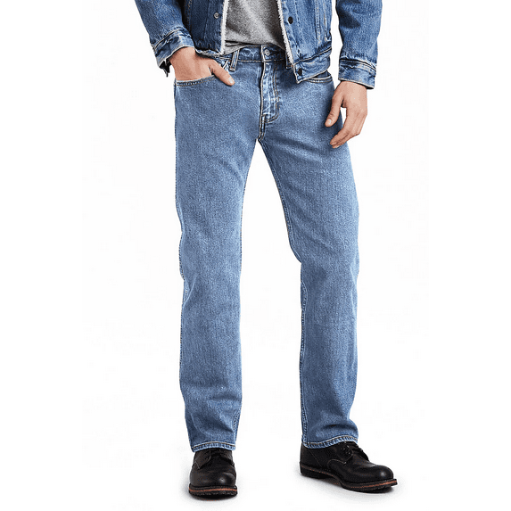 Men's Levi's® 505™ Regular Fit Stretch Jeans Color: Shootingstar Stonewash Size: 36X29