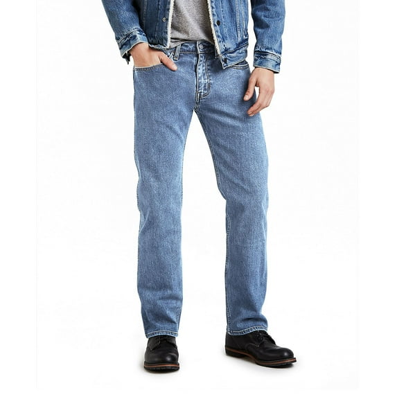 Men's Levi's® 505™ Regular Fit Stretch Jeans Color: Shootingstar Stonewash Size: 42X30
