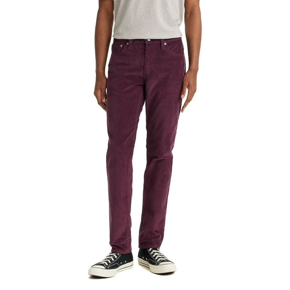 Men's Levi's® 511™ Slim-Fit Corduroy Pants Color: Deep Burgundy Size: 30X32