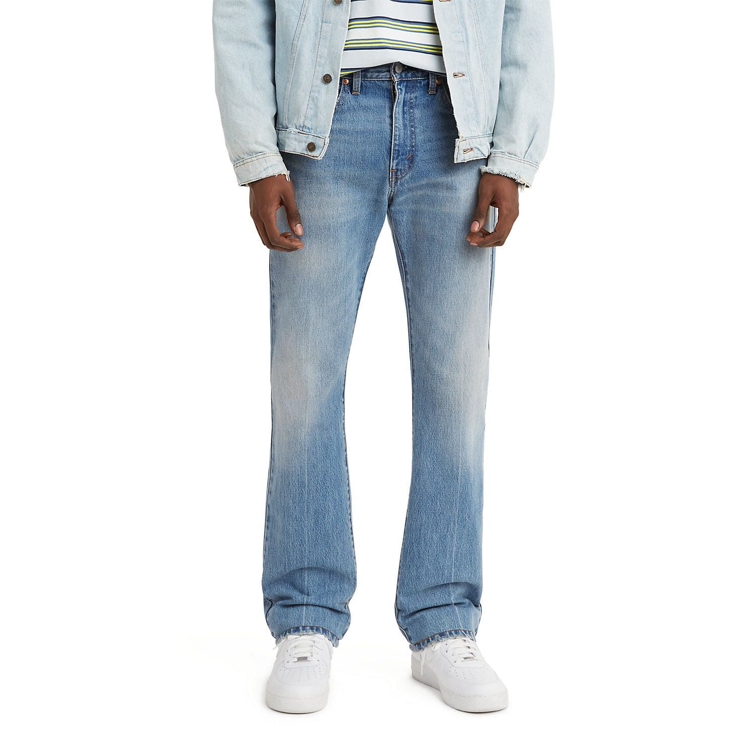 Men's Levi's® 517™ Bootcut Jeans Color: Medium Indigo Worn In Size