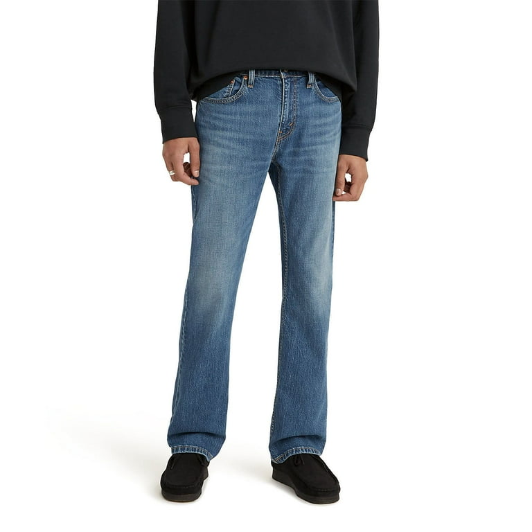 【COLOR iN ID】ST Span Bootcut Jeans Men's Levi's® 527™ Slim Bootcut Stretch Jeans Color: Blue
