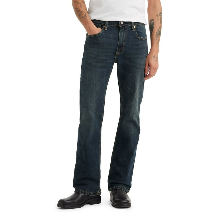 Men s Levi s 527 Slim Bootcut Stretch Jeans Color Sequoia Size 33X34 Walmart