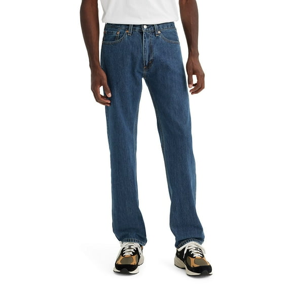 Men's Levi's® 550™ Relaxed Fit Jeans Color: Dark Stonewash Size: 36X32